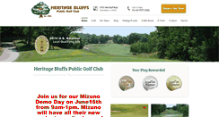 Desktop Screenshot of heritagebluffs.com